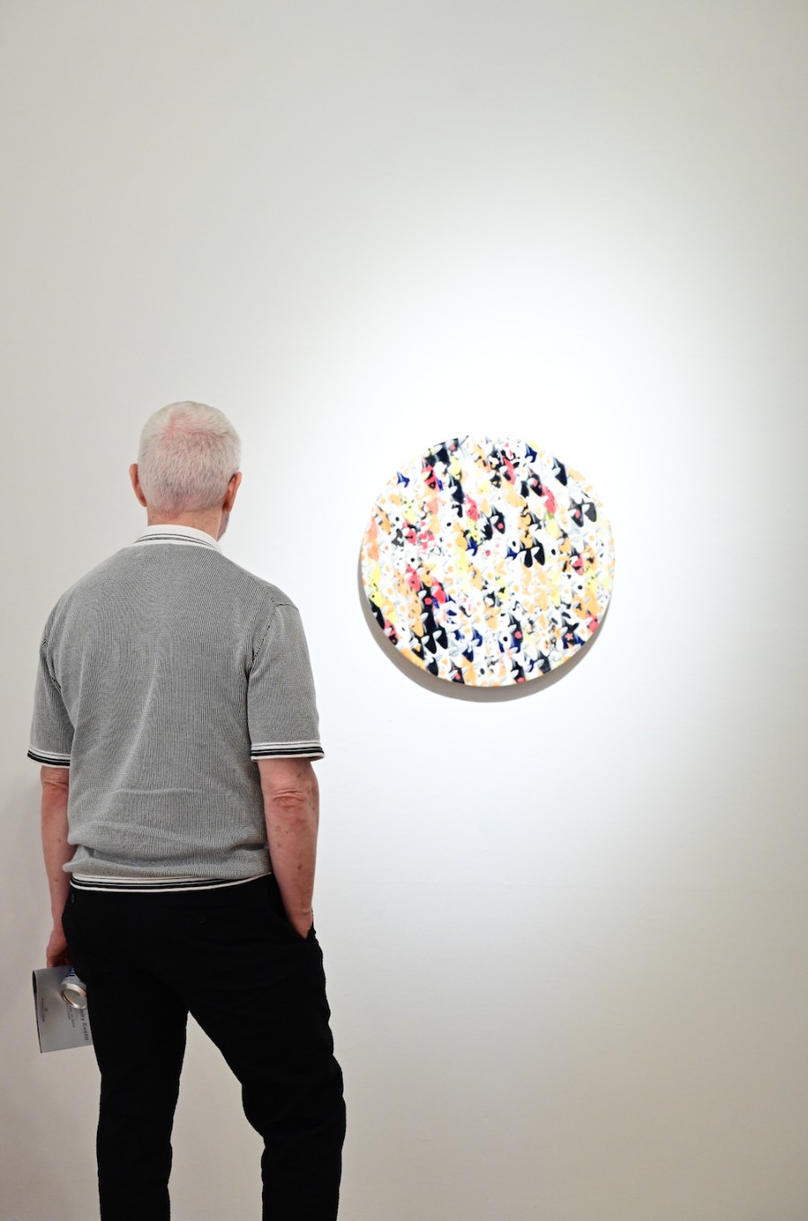 TC alumni at the Macy Art Gallery.